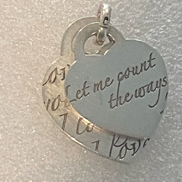 Tiffany & Co. “Let Me Count the Ways…” Two-heart Pendant with Clasp in Silver